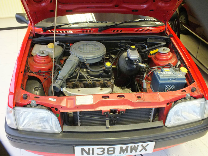 1996 Ford Fiesta MK3 1.1 Classic Engine Bay
