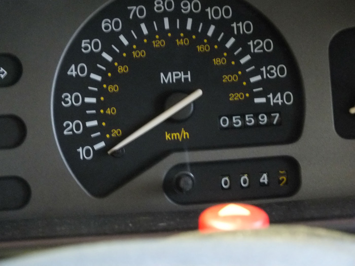1996 Ford Fiesta MK3 1.1 Classic Speedometer