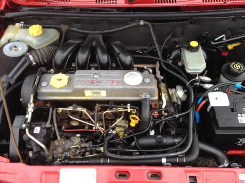 1994 Ford Fiesta MK3 1.8D Engine Bay