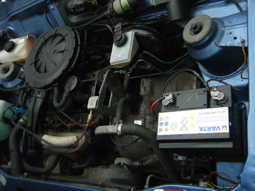 1988 ford fiesta 1.1 ghia auto engine bay