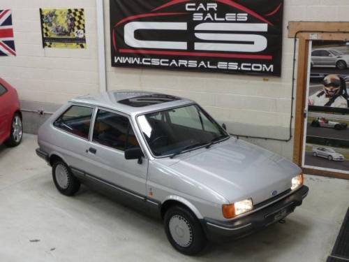 1987 ford fiesta ghia 3 dr silver 1