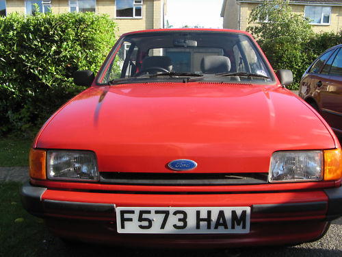 1989 ford fiesta 1.1 front