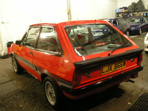 1981 ford fiesta mk1 supersport back