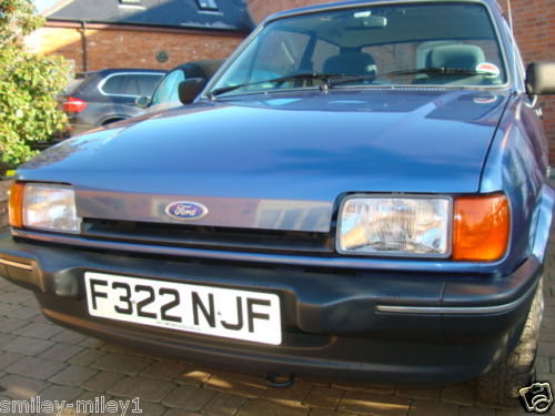 1988 f reg ford fiesta ghia classic car 2