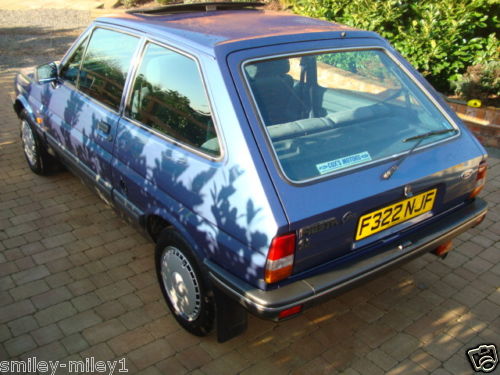 1988 f reg ford fiesta ghia classic car 3