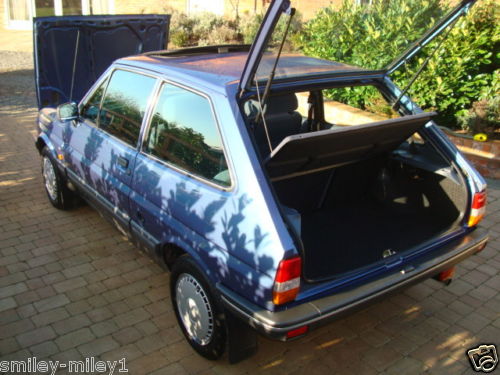 1988 f reg ford fiesta ghia classic car boot