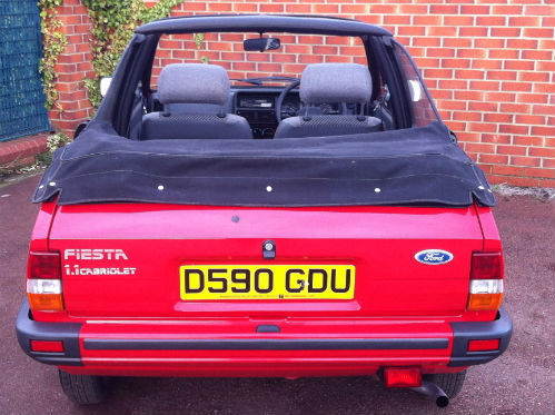 1987 fiesta cabriolet convertible hutchinson design fly back