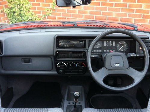 1987 fiesta cabriolet convertible hutchinson design fly dashboard