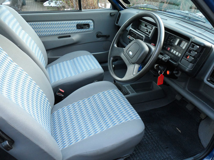 1988 Ford Fiesta MK2 998cc Festival Front Interior