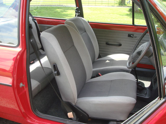 1983 Ford Fiesta Mk1 957cc Popular Plus Front Interior Seats