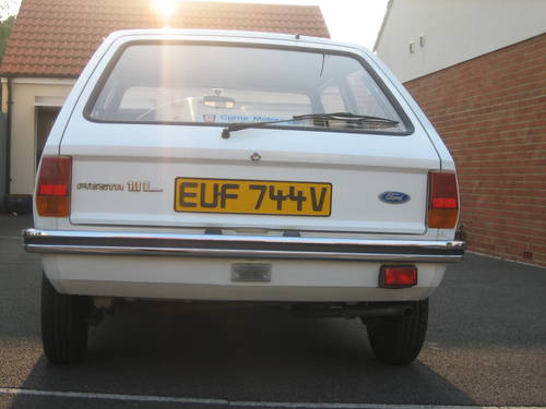 1980 Ford Fiesta MK1 1.1 L Back