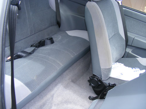 1989 Ford Fiesta MK2 1.1 Ghia Rear Interior