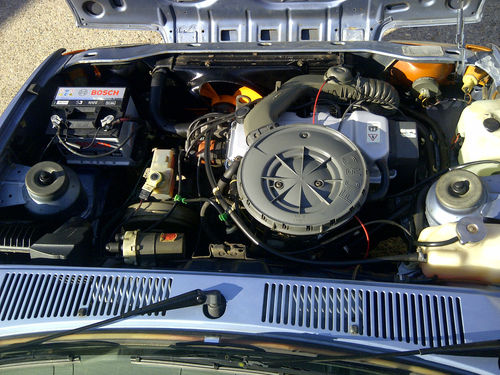 1985 Ford Fiesta MK2 1.3 Ghia Engine Bay