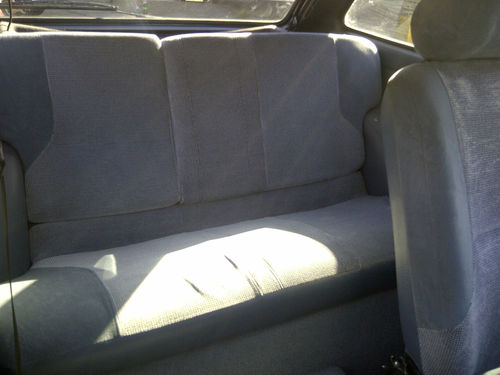 1985 Ford Fiesta MK2 1.3 Ghia Rear Interior