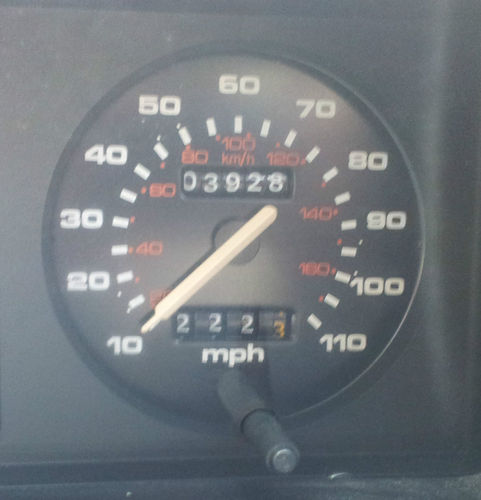 1985 Ford Fiesta MK2 1.3 Ghia Speedometer