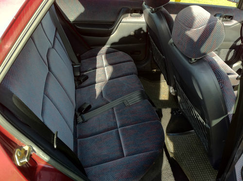 1993 Ford Fiesta MK3 Ghia Rear Interior