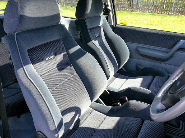 1991 Ford Fiesta MK3 RS Turbo Front Seats