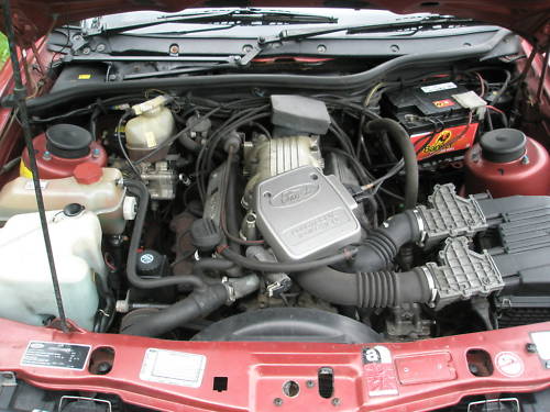 1986 ford granada 2.8i scorpio engine bay