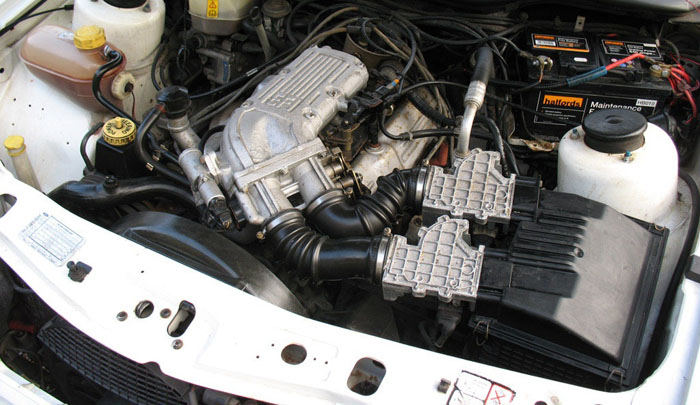 1988 ford granada scorpio 2.9i v6 auto engine bay