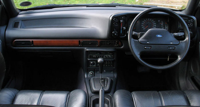 1988 ford granada scorpio 2.9i v6 auto interior 2