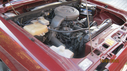 1985 ford granada 2.8 gl mk 2 engine bay