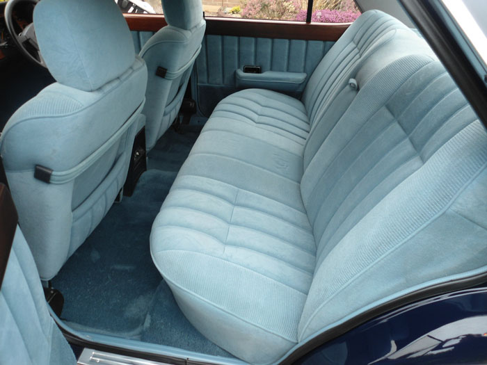 1979 Ford Granada Sapphire 2.8 Ghia Rear Interior