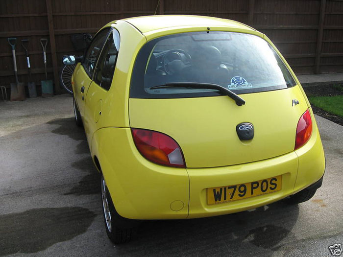 2000 ford ka millenium yellow 3