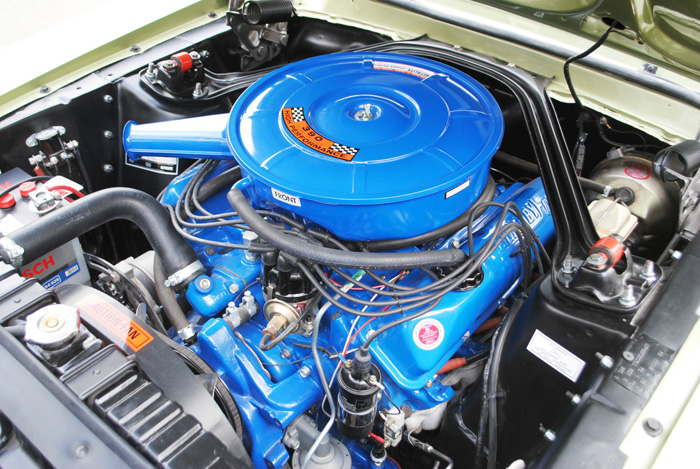 1967 Ford Mustang Fastback GT Engine Bay