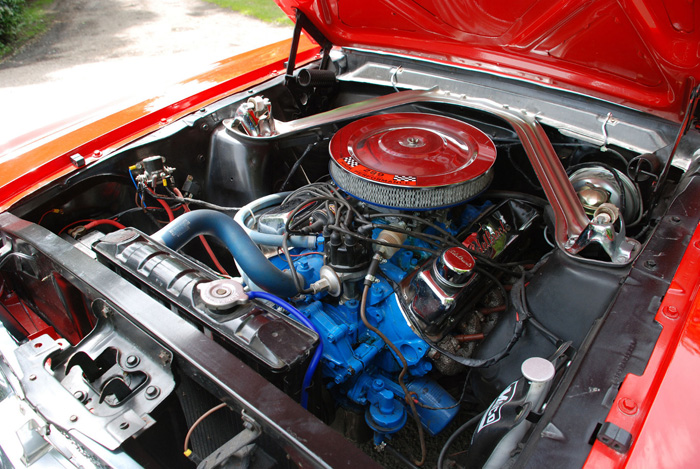 1965 Ford Mustang V8 Convertible Engine Bay