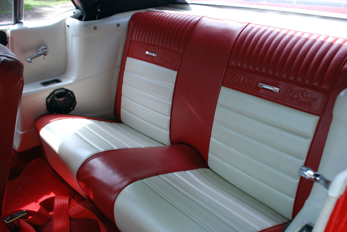 1965 Ford Mustang V8 Convertible Rear Interior