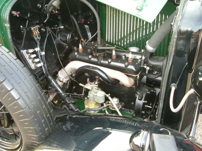 1935 Ford BF Pickup Truck Engine Bay