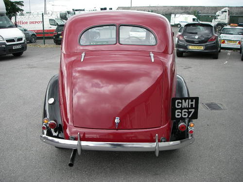 1937 Ford V8 Model 78 Fordor Deluxe Rear