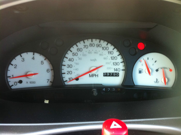 1999 ford puma 1.7 16v silver speedometer