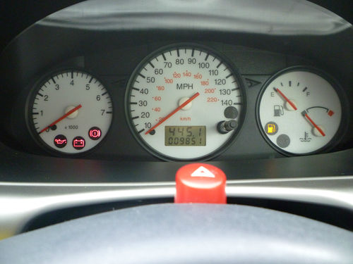 2000 ford puma 1.4 16v zetec dash gauges