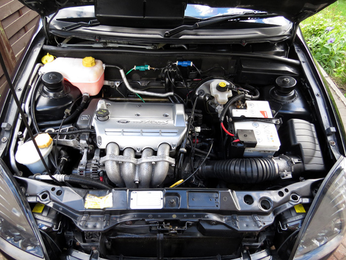 ford puma engine bay