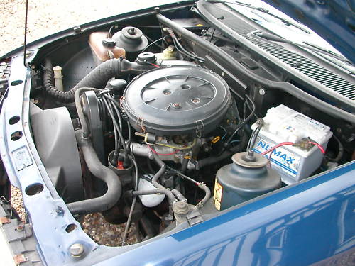 1987 ford sierra sapphire 1.6l engine bay 2