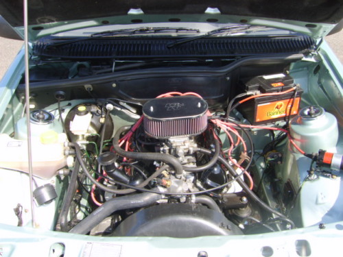 1983 unique concours sierra mk1 2.3 v6 engine bay