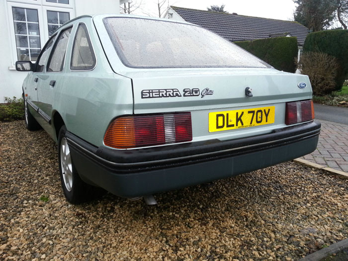 1982 Ford Sierra 2.0 Ghia Back