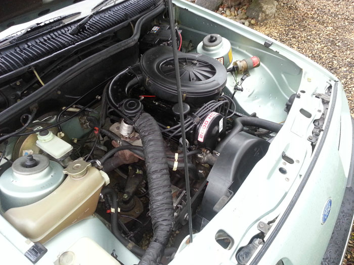 1982 Ford Sierra 2.0 Ghia Engine Bay