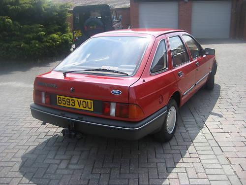 1984 ford sierra gl red 4