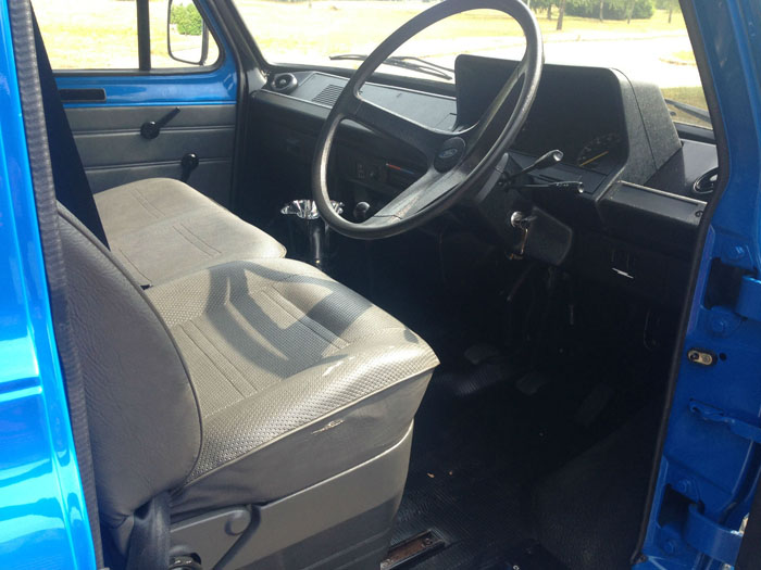 1981 Ford Transit 2000cc Petrol Interior