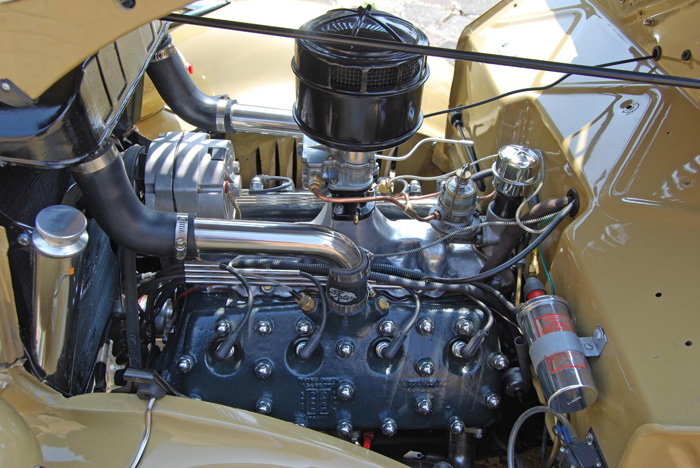 1936 Ford Woodie Station Wagon Engine Bay 2