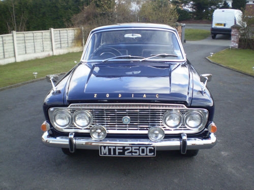 1965 ford zodiac mk3 executive front