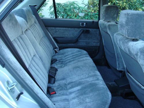 1986 Honda Accord 4AD II 2.0 Rear Interior