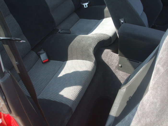1991 Honda Prelude EX Auto Rear Interior