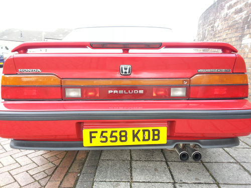 1989 Honda Prelude 3rd Gen EX 4WS Back