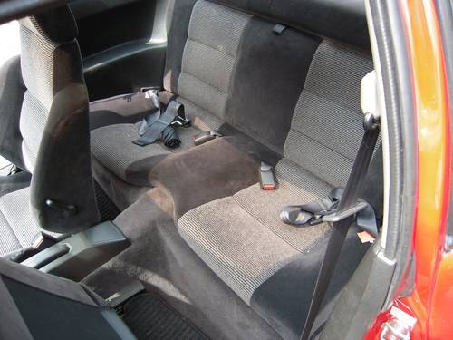 1989 Honda Prelude 3rd Gen EX 4WS Rear Interior