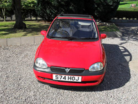 58 1998 1.4l vauxhall corsa convertible cabriolet icon