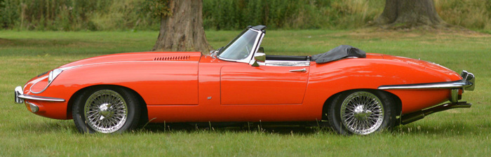 1968 Jaguar E-Type S2 Roadster Left Side