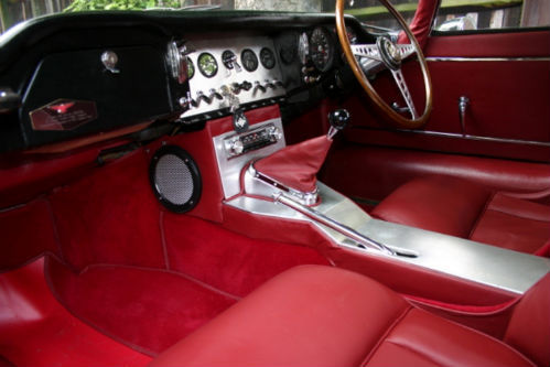 1962 jaguar e-type series 1 3.8 fhc ex lofty england interior